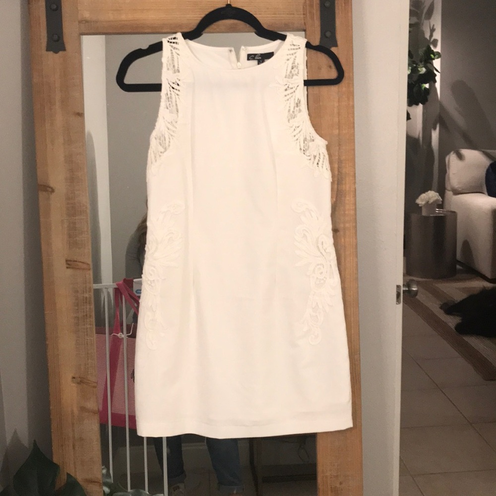 White lace dress